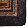 Washable Rug 160x230 cm Black & Gold - Anti Slip | HipoMarket