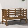 Garden Bench Honey Brown 111.5x53x71 cm Solid Wood Pine Colour honey brown pine Quantity in Package 1 Number of 