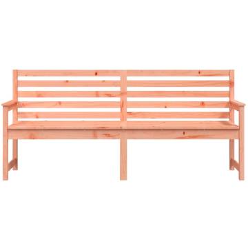 Garden Bench in Solid Douglas Wood - Durable & Stylish