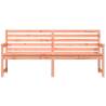 Garden Bench in Solid Douglas Wood - Durable & Stylish