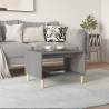 Coffee Table Grey Sonoma 60x50x40 cm Engineered Wood Colour grey sonoma Quantity in Package 1 