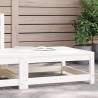 Garden Footstool White 70x70x30 cm Solid Wood Pine Colour white pine Quantity in Package 1 Model footrest 