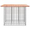 Garden Bench Gabion Design | Solid Douglas Wood | HipoMarket