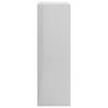 High Gloss White Bookshelf - 60x24x76 cm Engineered Wood