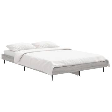 Grey Sonoma Bed Frame 120x190 cm - Small Double | HipoMarket