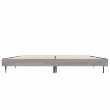 Grey Sonoma Bed Frame 120x190 cm - Small Double | HipoMarket