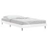 High Gloss White Bed Frame 90x200 cm - Durable & Stylish