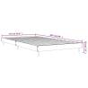 High Gloss White Bed Frame 90x200 cm - Durable & Stylish