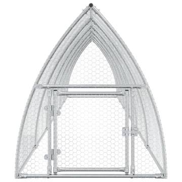 Chicken Cage Silver 600x105x120 cm - Galvanised Steel