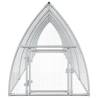 Chicken Cage Silver 600x105x120 cm - Galvanised Steel