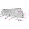 Chicken Cage Silver 600x105x120 cm - Galvanised Steel