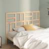 Stylish Solid Wood Pine Bed Headboard - 126x4x104 cm