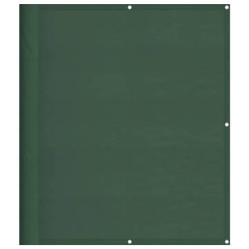 Dark Green Balcony Screen 120x1000 cm - 100% Polyester Oxford