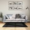 Rug OVIEDO Short Pile Black 120x120 cm Colour black Size 120 x 120 cm 