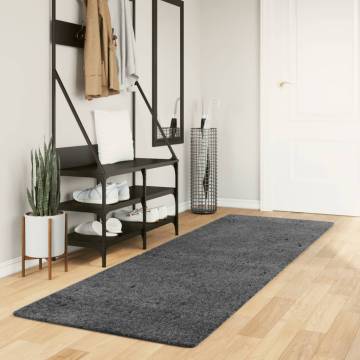 Rug OVIEDO Anthracite 80x250 cm | Soft & Stylish Home Decor