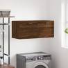 Wall Cabinet Brown Oak - 80x36.5x35 cm Engineered Wood