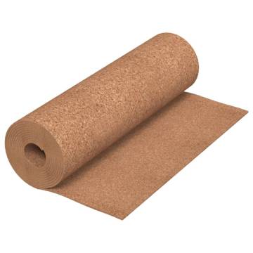 Cork Roll 100x500 cm 8 mm - Durable Floor Insulation