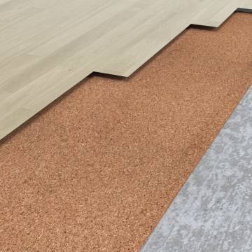 Cork Roll 100x500 cm 8 mm - Durable Floor Insulation