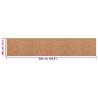 Cork Roll 100x500 cm 8 mm - Durable Floor Insulation