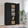 File Cabinet Black 90x40x180 cm Steel Colour black Size 90 x 40 x 180 cm Quantity in Package 1 