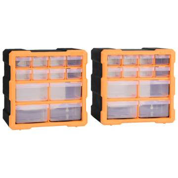 Multi-Drawer Organisers - 12 Drawers (2pcs) | HipoMarket