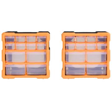 Multi-Drawer Organisers - 12 Drawers (2pcs) | HipoMarket