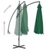 Cantilever Umbrella with Steel Pole 300 cm Green | HipoMarket