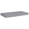 Floating Wall Shelves - 4 pcs Grey MDF | Stylish Home Decor