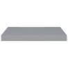 Floating Wall Shelves - 4 pcs Grey MDF | Stylish Home Decor