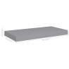 Floating Wall Shelves - 4 pcs Grey MDF | Stylish Home Decor