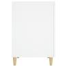 Stylish White Desk 140x50 cm - Engineered Wood | HipoMarket