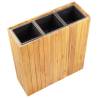 Garden Raised Bed with 3 Pots - Solid Acacia Wood