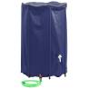 Water Tank with Tap Foldable 1000 L PVC Colour blue Size 1000 l Quantity in Package 1 