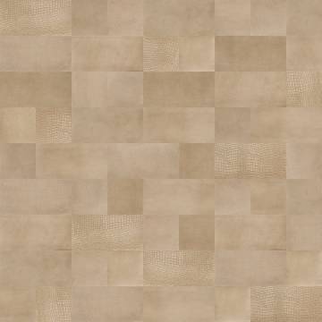 WallArt Borret Sandy Beige Leather Tiles - 32 pcs