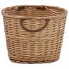 Durable Natural Willow Firewood Basket with Handles - 58x42x29 cm