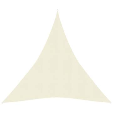 Sunshade Sail 3x4x4 m Cream HDPE - UV Resistant