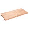 Wall Shelf Light Brown Solid Oak - Versatile Storage Solution