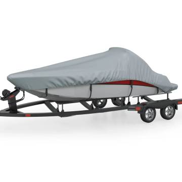 Heavy Duty Grey Boat Cover 427-488 cm - Durable & Waterproof