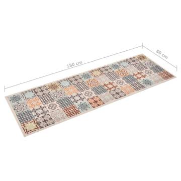 Kitchen Carpet Washable Mosaic 60x180 cm - HipoMarket