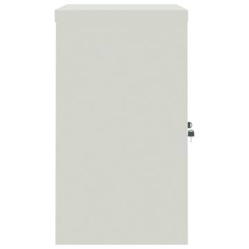 Light Grey File Cabinet 90x40x70 cm - Stylish & Durable