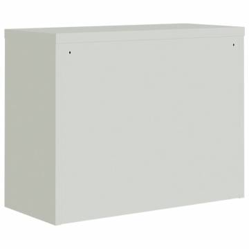 Light Grey File Cabinet 90x40x70 cm - Stylish & Durable