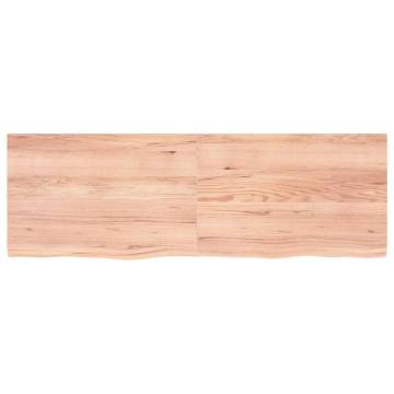 Light Brown Solid Oak Table Top - 180x60 cm | HipoMarket