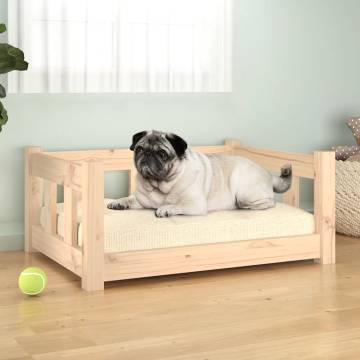 Dog Bed 65.5x50.5cm - Solid Wood Pine | HipoMarket