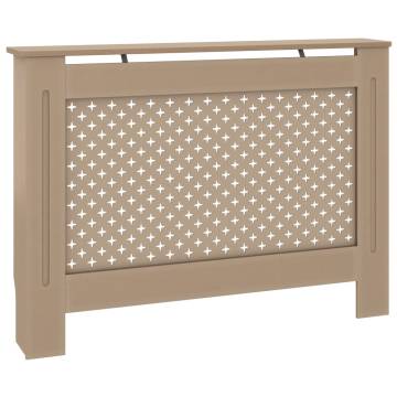 Stylish MDF Radiator Cover 112x19x81.5 cm - HipoMarket