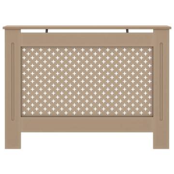 Stylish MDF Radiator Cover 112x19x81.5 cm - HipoMarket