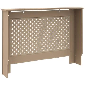 Stylish MDF Radiator Cover 112x19x81.5 cm - HipoMarket