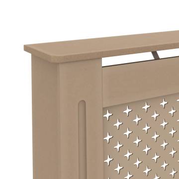 Stylish MDF Radiator Cover 112x19x81.5 cm - HipoMarket