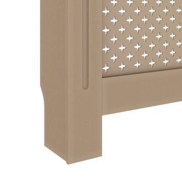 Stylish MDF Radiator Cover 112x19x81.5 cm - HipoMarket