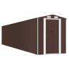 Durable Dark Brown Garden Shed - 192x102x223 cm