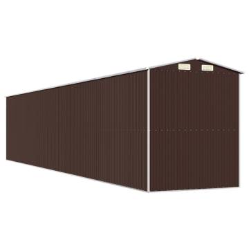 Durable Dark Brown Garden Shed - 192x102x223 cm